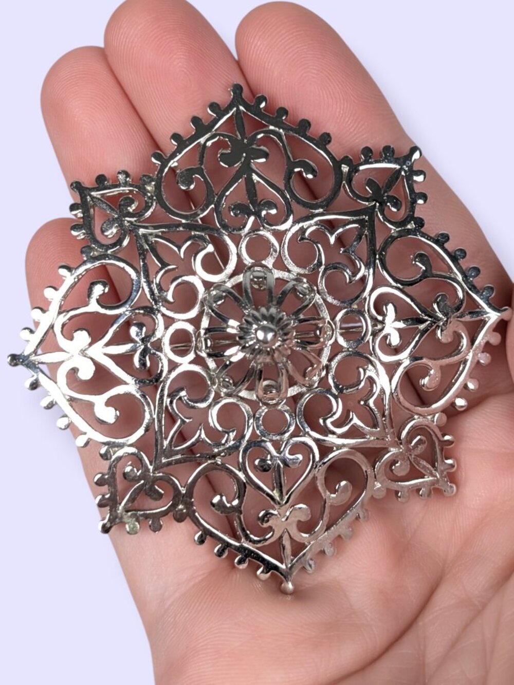 Vintage Vendome Large Openwork Brooch